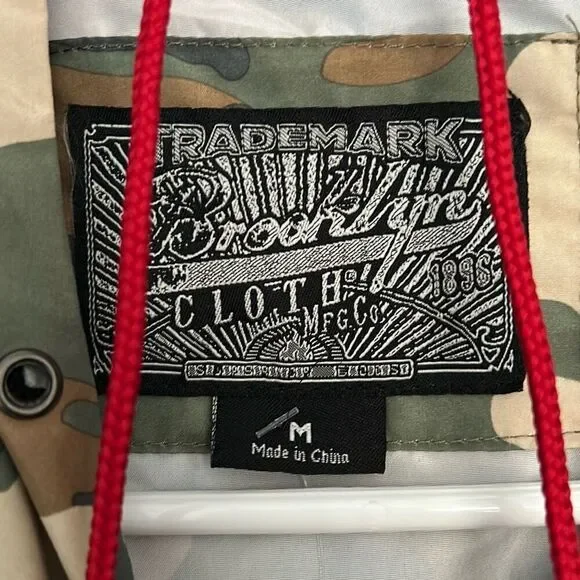 Brooklyn Cloth Savage Camouflage Pullover Hooded Jacket Medium - Picture 2 of 8